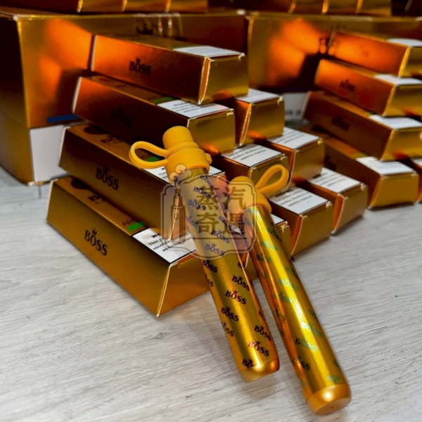 泰國BOSS金磚鼻通棒1000口拋棄式-替煙棒-戒菸神器-鼻吸薄荷棒北極冰與葡萄口味現貨展示實拍